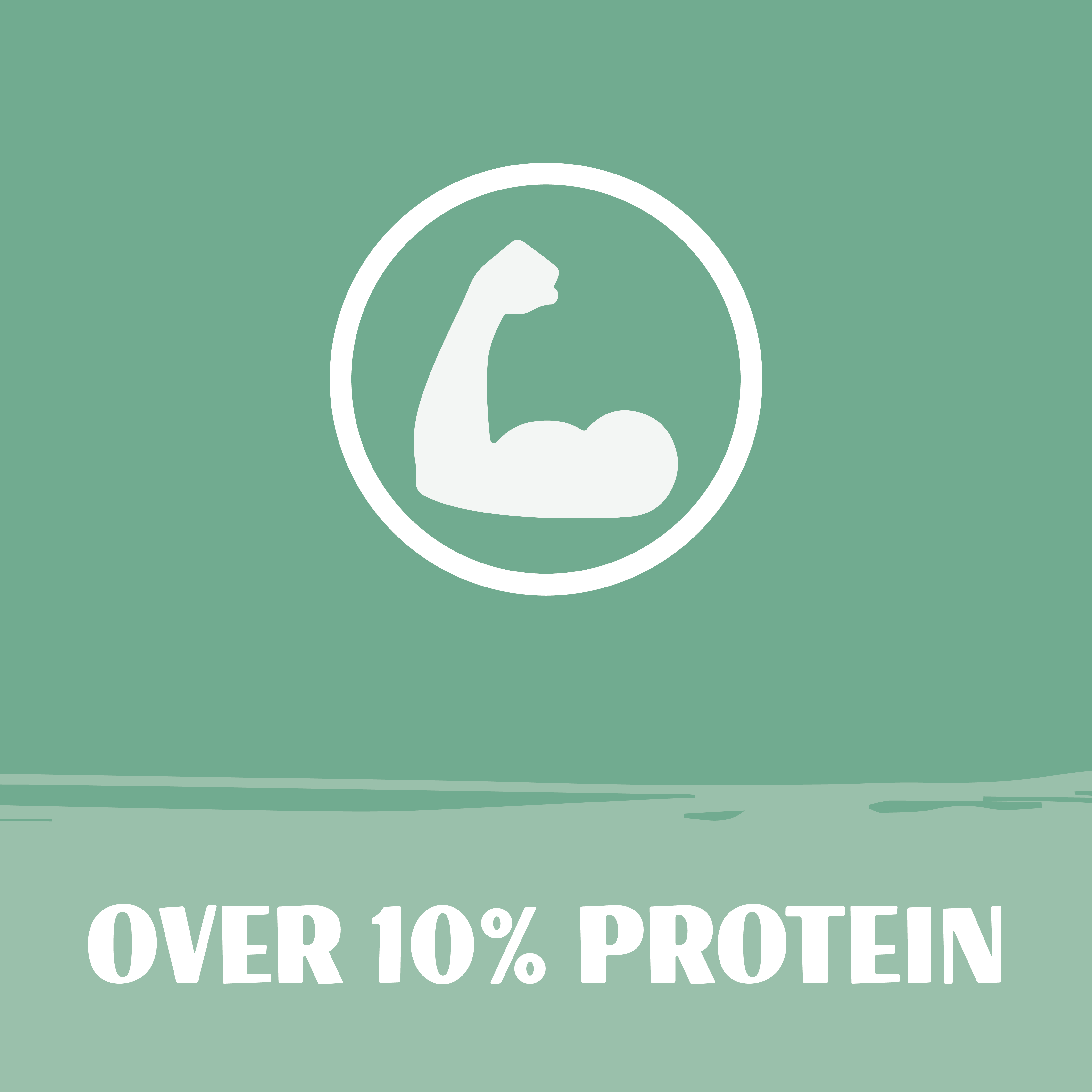 Over 10% protein