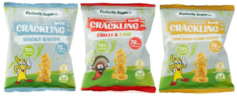 Perfectly Vegan low fat snacks in 3 flavours